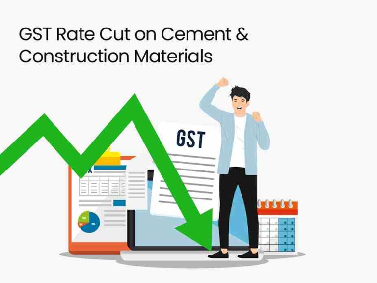 GST Rate Cut on Cement & Construction Materials
