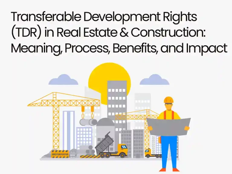 Transferable Development Rights (TDR) in Real Estate & Construction: Meaning, Process, Benefits, and Impact