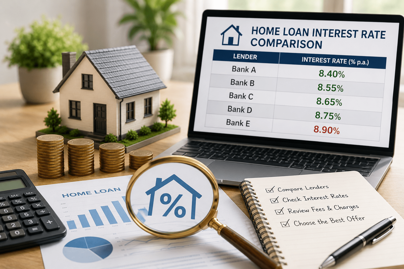 How Do I Find The Lowest Home Loan Interest Rate Available In India Right Now?