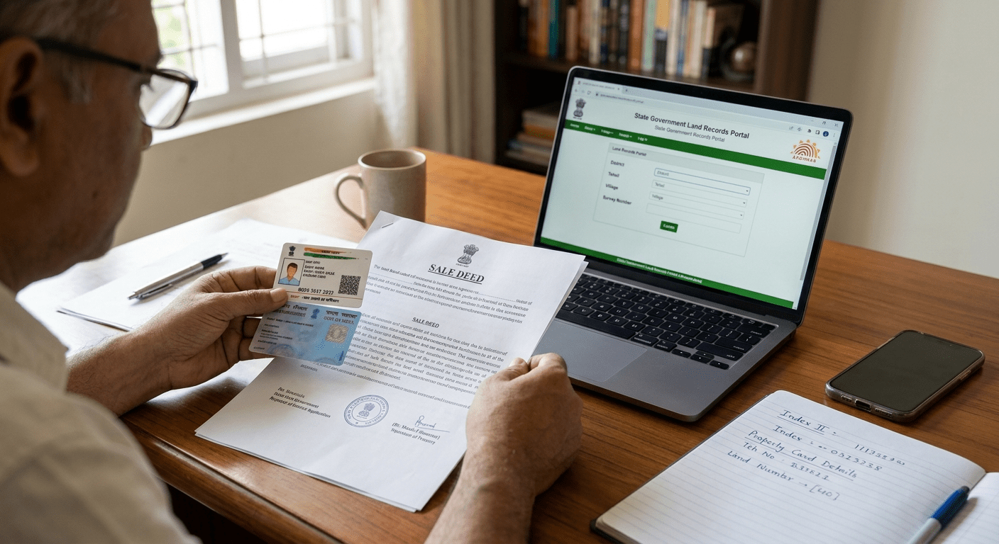 What Information do I Need to Provide For an Online Property Registration Check?