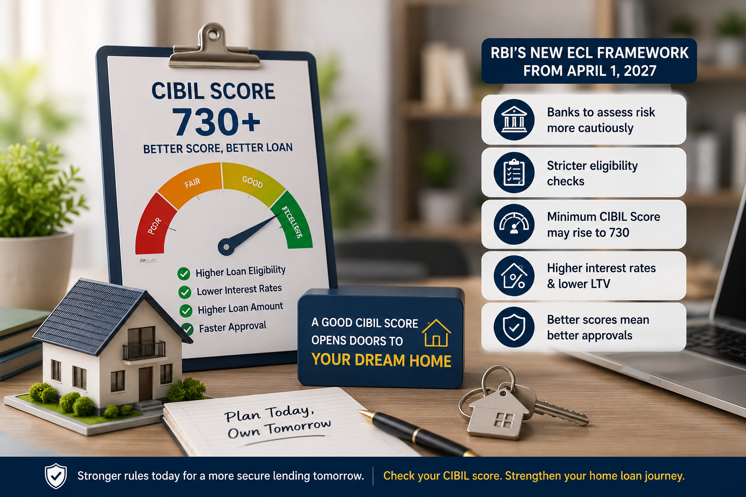 RBI Says 730+ CIBIL for Home Loans? Effects on Eligibility, Interest Rate in 2027