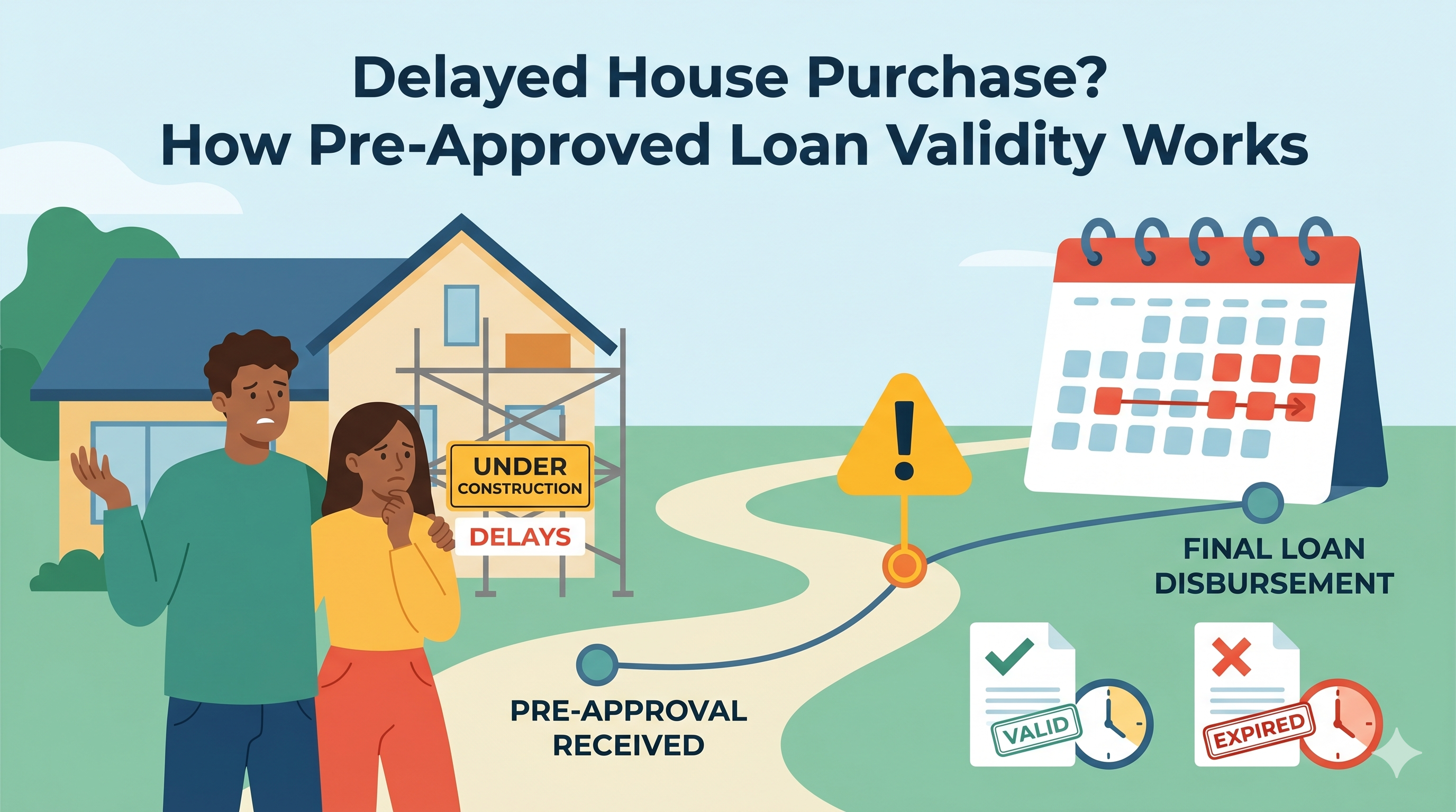 Our House Purchase Got Delayed - How Does That Affect Pre-Approved Loan Offers?
