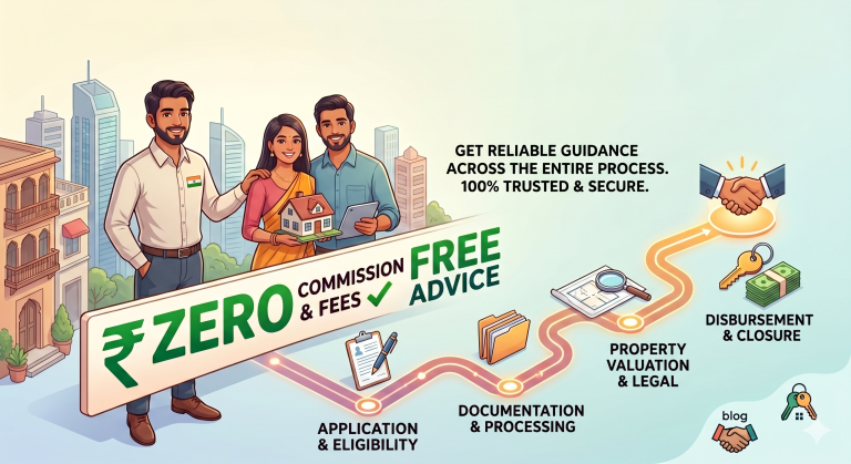 Home loan advisor helping a borrower compare lenders and choose the best home loan in India