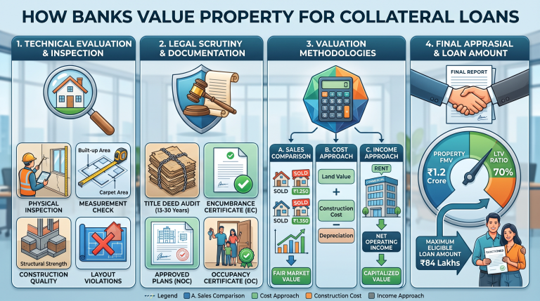 How Do Banks Value Property for Collateral Loans?