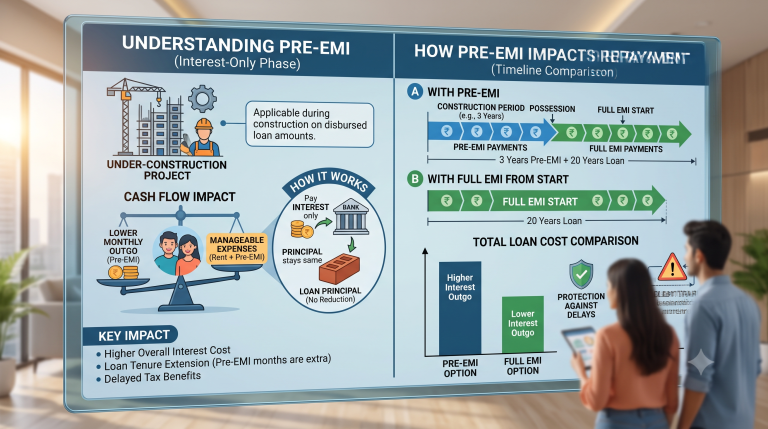 What is Pre-EMI and How Does it Impact Your Home Loan Repayment